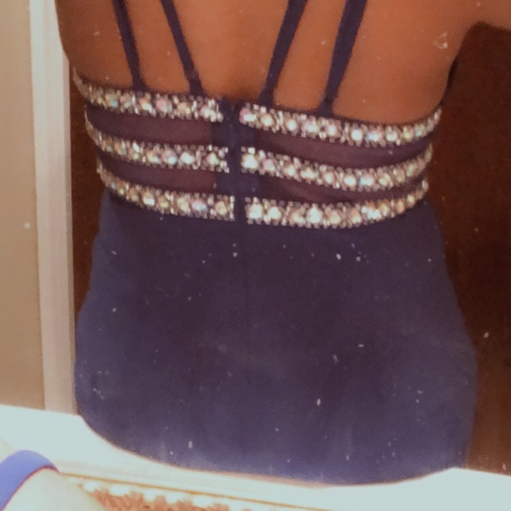 Blue PROM DRESS - Picture 4 of 5
